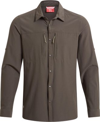 Craghoppers Mens Nosilife Long-Sleeved Shirt (Woodland Green) - Dark Green - Size X-Large
