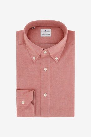 Giampaolo Langarm-Hemd aus Baumwollflanell