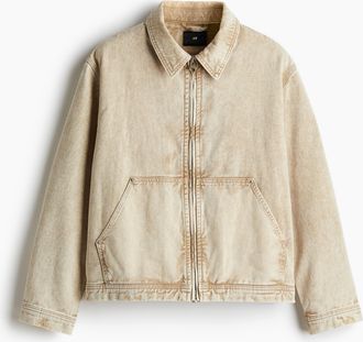 H&M Utility-Jacke in Loose Fit - Beige