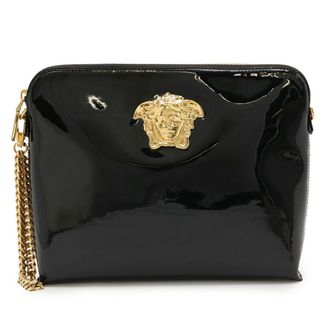 Versace Medusa Patent Leather Clutch Bag