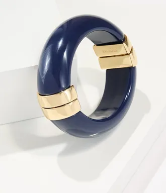 Talbots Harvest Hinge Bracelet - Blue/Gold - 001 Talbots