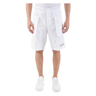 Aspesi Korte Broeken, Heren, Wit, S, Katoen, Casual Shorts