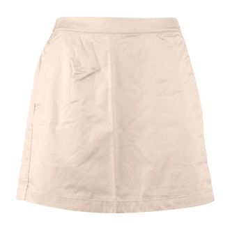 K-Way K-Way, Short Skirts, female, Beige, Size: XS Lamandie Shiny Cotton Pantaloncini Sportivi