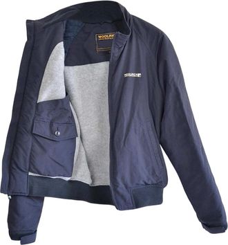 Woolrich Navy Bomber Jacket Size S