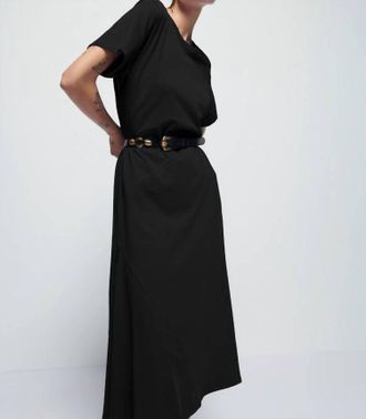 Nation Ltd Eileen Dress In Jet Black