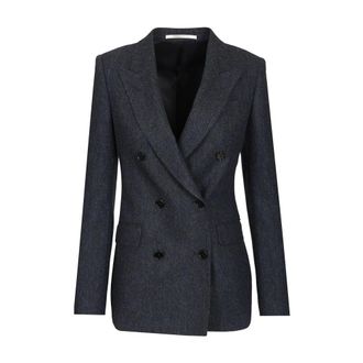 Tagliatore Dames, Jassen, Blauw, Maat: 2XS Wol