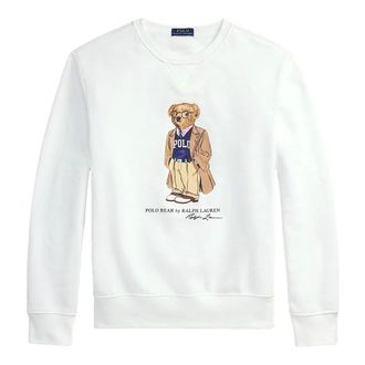 Polo Ralph Lauren Heren, Sweatshirts & Hoodies, Wit, Maat: M Katoen