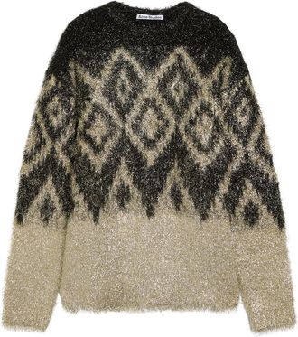 Acne Studios Metallic Thread Jumper - Black - S (UK8-10 / S)