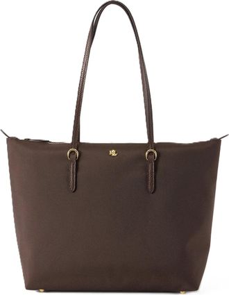 Ralph Lauren Structured Smooth Rectangular Tote Bag