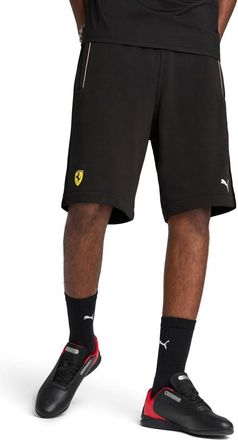 Puma Mens Ferrari Race Sweat Shorts, Color Black, Size: Large