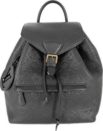 Louis Vuitton Black Monogram Empreinte Backpack (Pre-Owned)