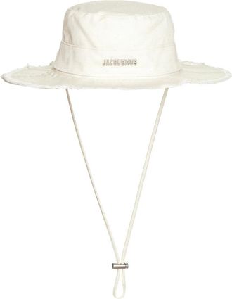 Jacquemus Accessories, female, White, 58 CM, Stylish Hats Collection