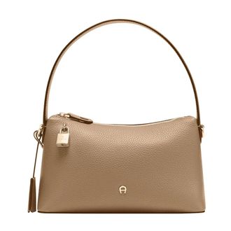 Aigner Tassen, Dames, Bruin, ONE Size, Leer, Schoudertassen