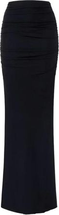 Elisabetta Franchi Conjunto de falda maxi con chaleco esmoquin sin mangas - Skirts - Mujer - Negro - L