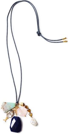 Chan Luu Cluster Paracord Necklace in Navy at Nordstrom