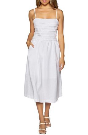 Lost + Wander Cabrera Mist Midi Dress in White at Nordstrom, Size X-Small