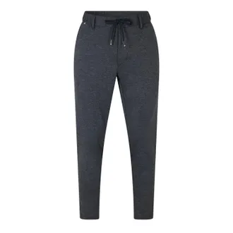 HUGO BOSS Heren Gebreide Textuur Broek (Donkerblauw)