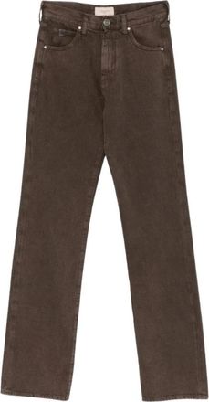 Jacob Cohen Straight Jeans - Dames - Regular Fit Jeans - Bruin - W27 - Katoen - Jeans