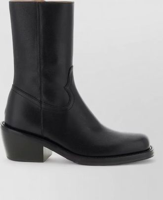 Dries Van Noten leather ankle boots