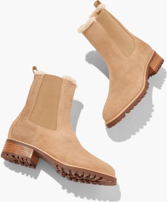 Talbots Waverly Suede Ankle Boots - Light Toffee - 10 1/2 M Talbots