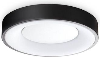 Ideal Lux Ideal Lux - Plafoniera Contemporanea Planet Metallo Nero Led Integrato 17W 3000K Ip20