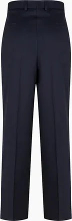 HUGO BOSS Mens Straight Trousers H - Navy - Size: 38L 48l