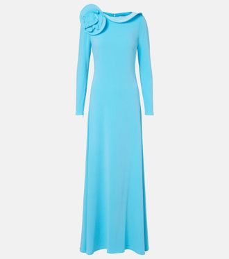 Roland Mouret Vestido de fiesta con apliques florales