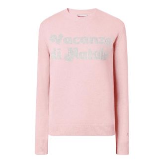 MC2 Saint Barth New Queen Sweater - Dames - Ronde hals truien - Roze - S - Wol - Truien & Vesten