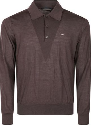 Prada Hombre, Camisetas, Marr&oacute;n, Talla: M
