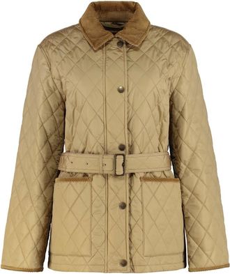 Burberry Jassen, Dames, Beige, M, Coats