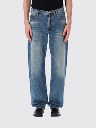 Emporio Armani Jeans a gamba larga in denim di cotone