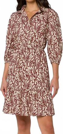 Velvet Heart Nichola Mini Dress In Bordeaux Dew