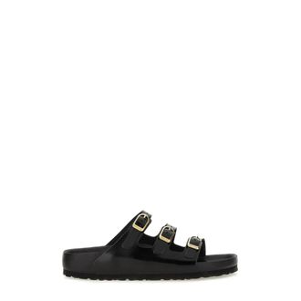 Birkenstock Arizona Triple Strap Slide Sandalen - Dames - Sandalen - Zwart - 38 EU - Schoenen