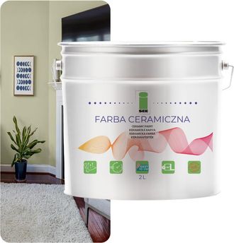OEM Pintura Cer&aacute;mica Para Paredes, Lavable, Verde Delicado, 2 L, Resistente A Las Manchas