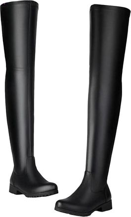 Generic Womens Over The Knee Boots Elastic Thigh High Long Heel Casual Party Boots