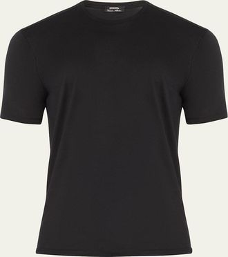 Cesare Attolini Mens Cotton Crew T-Shirt