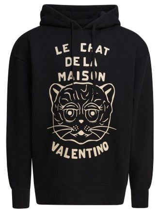 Valentino Zwarte Katoenen Sweatshirt