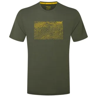 RAB Syncrino Ridge Tee Merinoshirt f&uuml;r Herren | oliv
