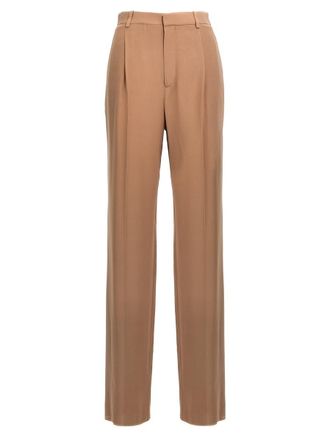 Saint Laurent Crepe Silk Pants
