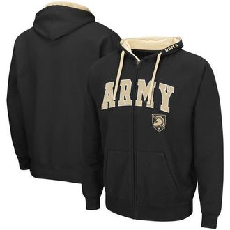 Colosseum Mens Colosseum Black Army Black Knights Big & Tall Full-Zip Hoodie at Nordstrom, Size 2Xb