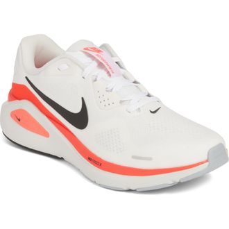Nike Structure 26 Running Shoe in Summit White/Bright Crimson at Nordstrom Rack, Size 9.5