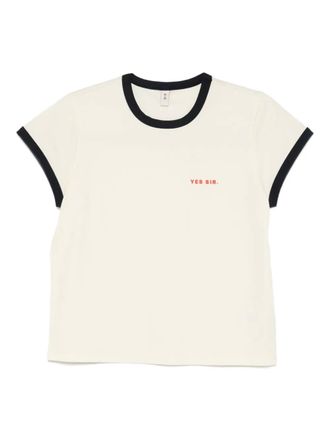 Sir. T-shirt Yes Sir - Bianco