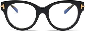 Tom Ford Eyewear Occhiali tondi - Nero