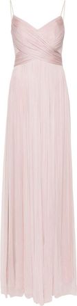 Cristallini The Moon maxi dress - women - Polyamide/Cotton/Silk/Spandex/Elastane - S - Pink
