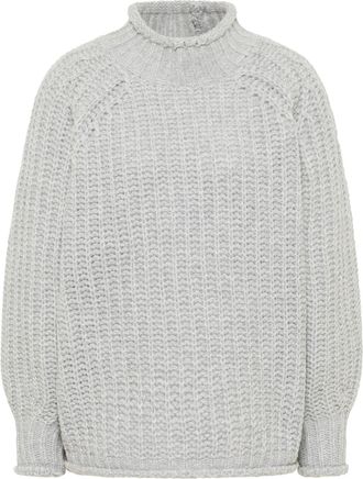 Izia Gebreide trui Dames grijs melange