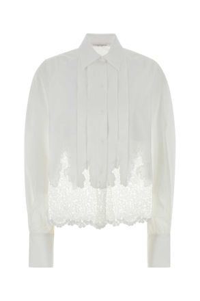 Ermanno Scervino White Poplin Shirt