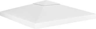 vidaXL Toldo De Cenador 2 Niveles 310 G/m&sup2; 3x3 M Blanco Vidaxl Blanco