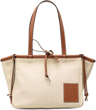 Loewe Pre-owned Loewe Small Canvas Cushion Tote BNR0DP7032NGYFT2