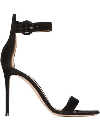 Gianvito Rossi Enkelbandje Portofino sandalen - Zwart