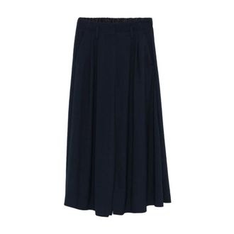 Forte_Forte Midi Skirts, female, Blue, Size: M My Skirt